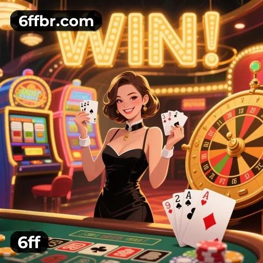 Catálogo 6ff com mais de 3.100 jogos — Pragmatic Play, Evolution, NetEnt e fornecedores certificados