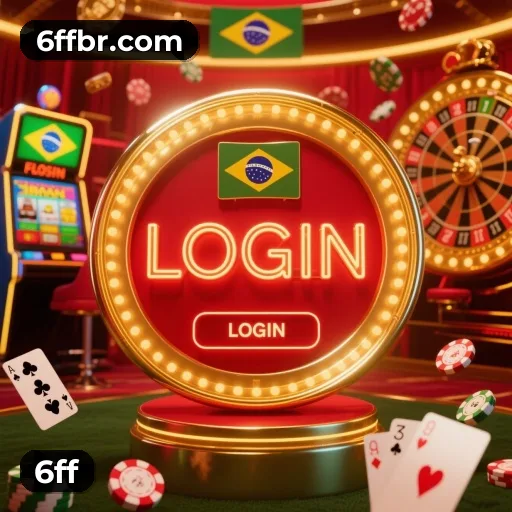 App 6ff para iOS e Android — interface mobile, login biométrico e PIX integrado